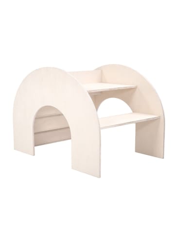 FITWOOD Regał Montessori "KUMPU" w kolorze beżowym na książki - 1+