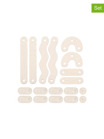 FITWOOD 18-delige set: balanceerbalken ''BPOLKU L'' naturel - vanaf 12 maanden