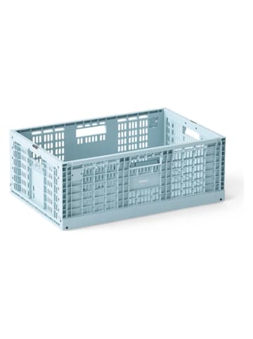 MODU Aufbewahrungskorb in Hellblau - (L)60 x (B)40 x (H)22 cm