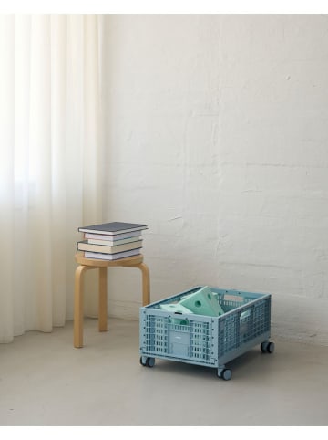 MODU Aufbewahrungskorb in Hellblau - (L)60 x (B)40 x (H)22 cm