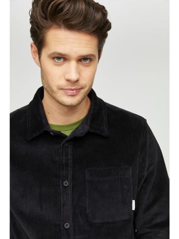 MAZINE Cordhemd "Matlock" in Schwarz