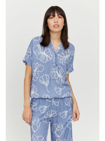 MAZINE Blouse "Benoni" lichtblauw