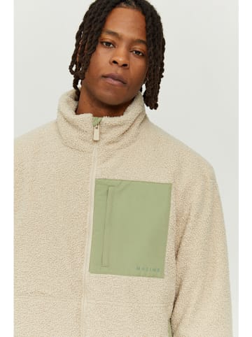 MAZINE Kurtka przejściowa "Pelican" w kolorze beżowo-zielonym