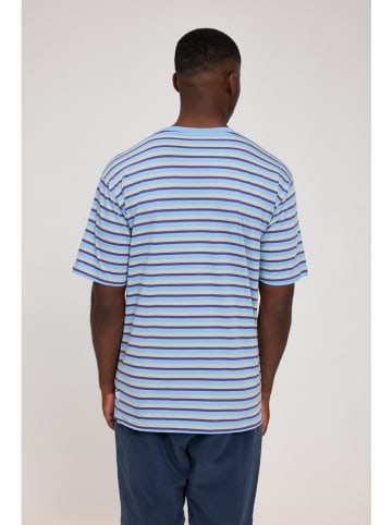MAZINE Shirt "Fine Striped" in Blau