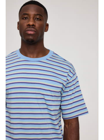 MAZINE Shirt "Fine Striped" in Blau