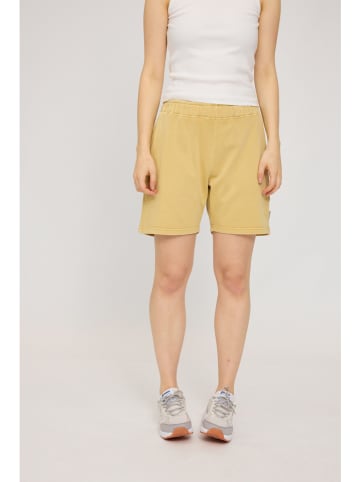 MAZINE Sweatshort "Natural Dye" geel