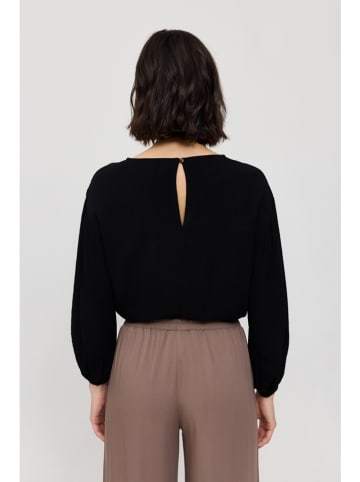 MAZINE Blouse "Crinkle" zwart