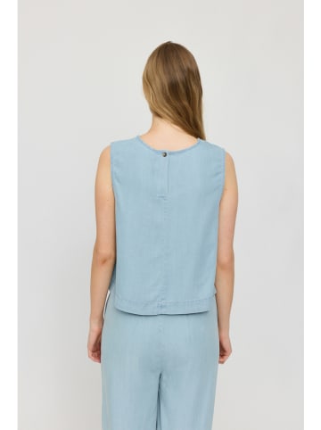 MAZINE Top "Denim" lichtblauw