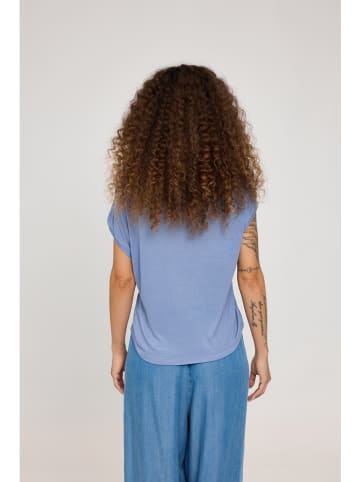 MAZINE Shirt "Cropped" in Hellblau