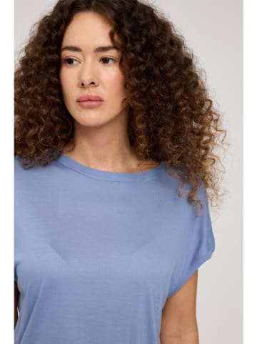 MAZINE Shirt "Cropped" in Hellblau