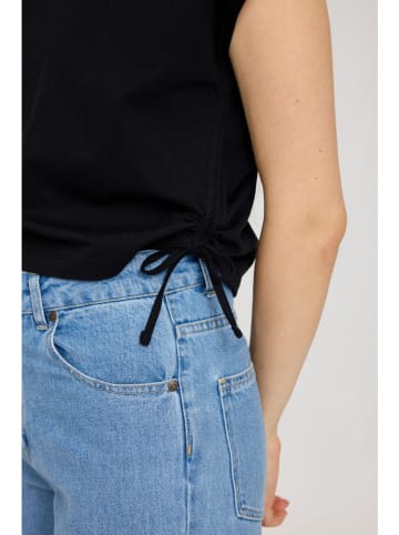 MAZINE Koszulka "Gathering" w kolorze czarnym