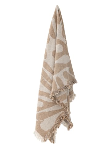 Bloomingville Wohndecke ''Alk'' in Creme/ Beige - (L)160 x (B)130 cm