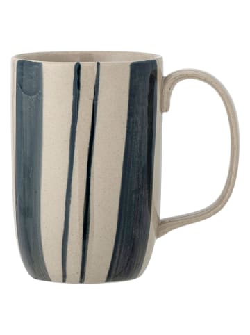 Bloomingville Tasse "Allium" in Creme/ Blau - 350 ml