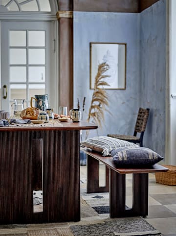 Bloomingville Tasse "Allium" in Creme/ Blau - 350 ml