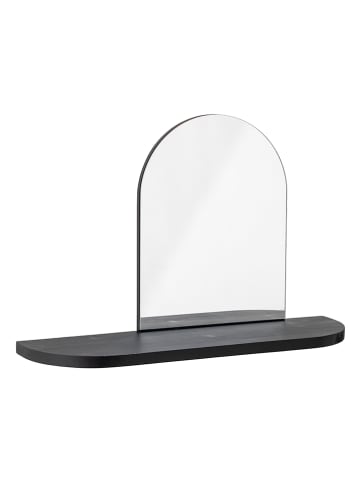 Bloomingville Lustro "Annlie" w kolorze czarnym - 72 x 48 cm