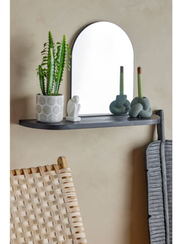 Bloomingville Spiegel "Annlie" zwart - (B)72 x (H)48 cm