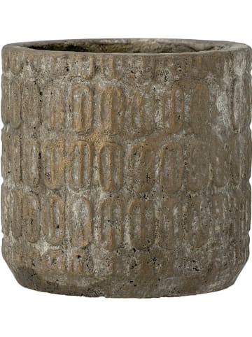 Bloomingville Bloempot "Benas" grijs - (H)16 x Ø 17 cm