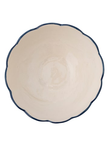 Bloomingville Schale "Caliam" in Creme/ Blau - Ø 25 cm 