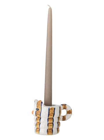 Bloomingville 2er-Set: Kerzenständer ''Caty'' in Weiß/ Hellbraun