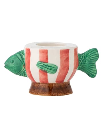 Bloomingville Kaarshouder ''Trudy'' wit/rood/groen - (B)13 x (H)7 x (D)8 cm