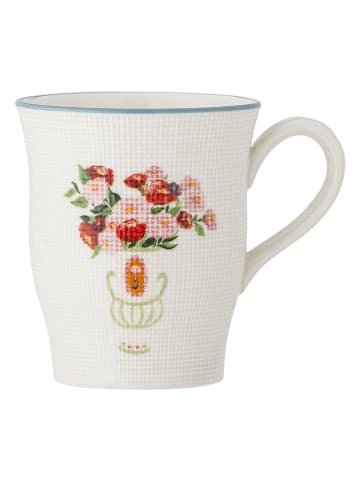 Bloomingville Kubek "Dorothy" w kolorze biało-niebiesko-jasnoróżowym - 310 ml