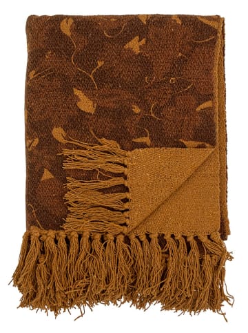 Bloomingville Plaid bruin - (L)160 x (B)130 cm