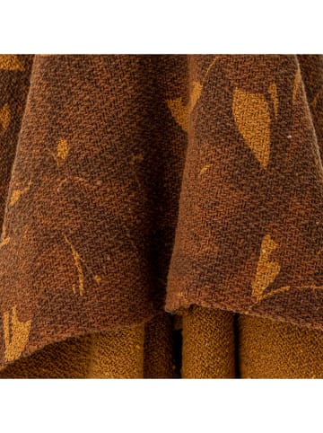 Bloomingville Plaid bruin - (L)160 x (B)130 cm