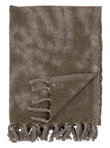 Bloomingville Koc "Ginger" w kolorze zielonym - 160 x 130 cm