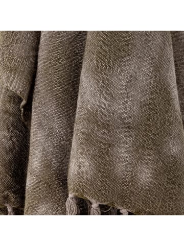 Bloomingville Wohndecke ''Ginger'' in Grün - (L)160 x (B)130 cm