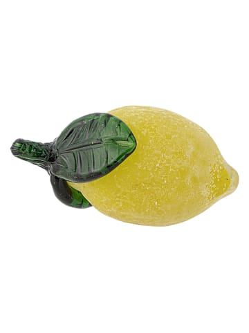 Bloomingville Dekoracja "Limone" w kolorze żółto-zielonym - 11,5 x 8 cm