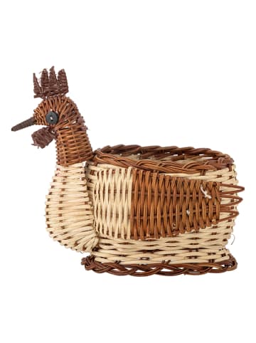 Bloomingville Mand "Marsha" crème/bruin - (B)21 x (H)18 x (D)12 cm