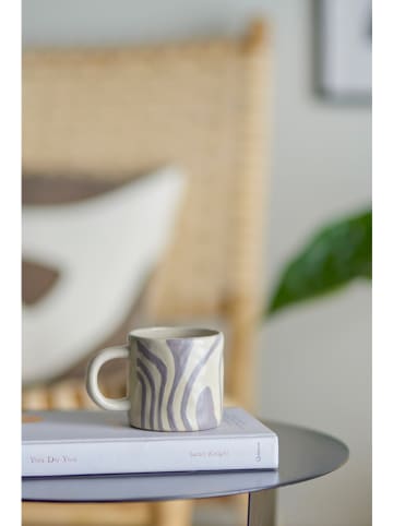 Bloomingville Tasse "Ninka" in Creme/ Grau - 250 ml