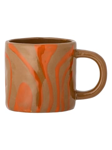 Bloomingville Tasse "Ninka" in Hellbraun/ Orange - 250 ml