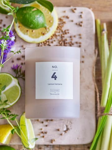 Bloomingville Duftkerze "NO.4-Lemon Verbena" in Beige - 210 g