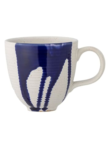 Bloomingville Kop "Okayama" wit/blauw - 310 ml