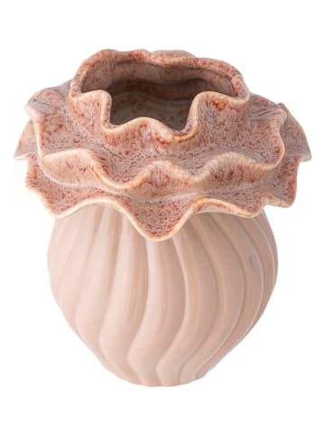 Bloomingville Vase "Petalia" in Rosa - (H)17 x Ø 15,5 cm 