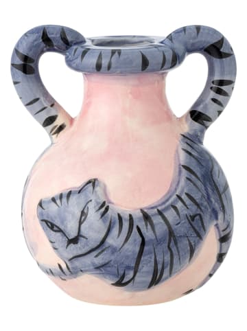 Bloomingville Kerzenhalter ''Ryker'' in Rosa/ Blau - (B)8 x (H)10 x (T)8 cm