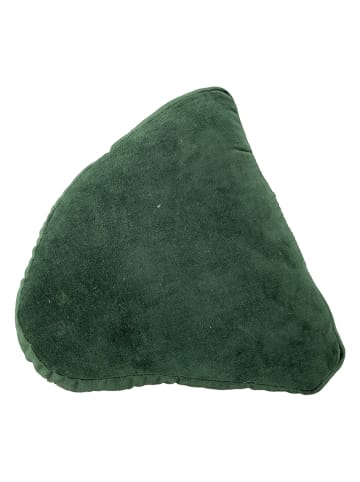 Bloomingville Poduszka "Senga" w kolorze czerwono-zielonym - 30 x 30 cm