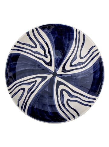 Bloomingville Miska "Shama" w kolorze granatowo-białym - Ø 33,5 cm