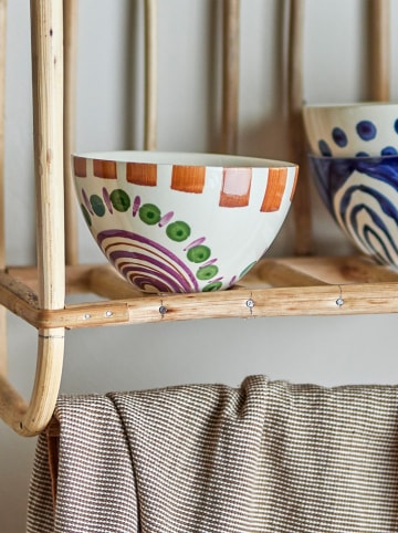 Bloomingville Miska "Shama" w kolorze kremowo-jasnobrązowo-zielonym - Ø 12 cm