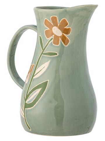 Bloomingville Krug "Tangier" in Mint/ Orange - 2,14 l