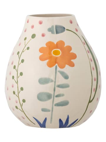 Bloomingville Wazon "Taza" w kolorze kremowo-pomarańczowym - wys. 17 x Ø 14 cm