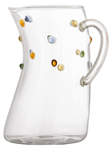 Bloomingville Krug "Thalia" in Transparent/ Bunt - 1,3 l