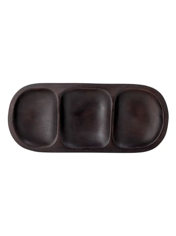 Bloomingville Serveerdienblad "Vasilia" bruin - (L)35 x (B)15 cm