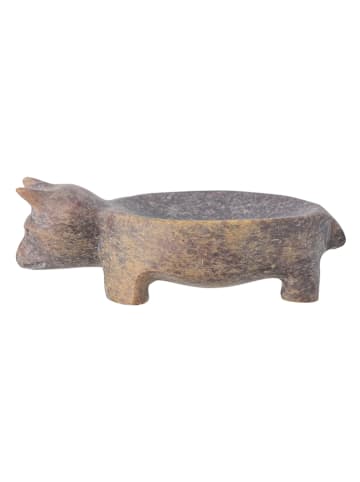 Bloomingville Decoschaal "Vigo" bruin - (L)12,5 x (B)8 cm