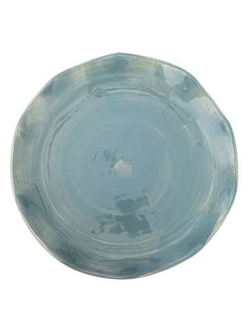 Bloomingville Taartplateau "Willa" mintgroen/crème/lichtroze - (H)9,5 x Ø 28 cm