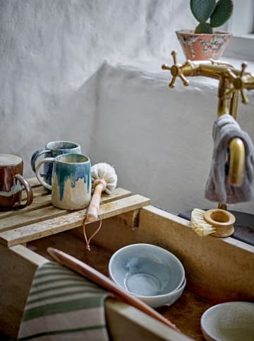 Bloomingville Tasse ''Yori'' in Creme/ Türkis - 450 ml