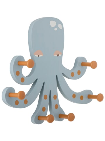 Bloomingville Wieszak "Oswall" w kolorze błękitnym - 26 x 30 cm