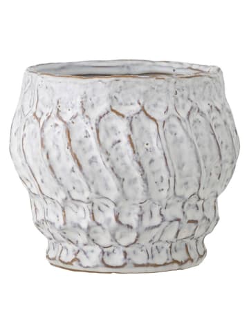 Bloomingville Blumentopf ''Cami'' in Weiß - (H)11,5 x Ø 13,5 cm