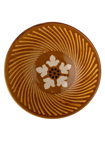 Bloomingville Salaterka "Heikki" w kolorze brązowym - wys. 11 x Ø 26,5 cm